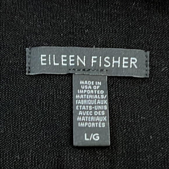 ⭐️ Eileen Fisher Wrap Skirt Black Size Large - Picture 4 of 7